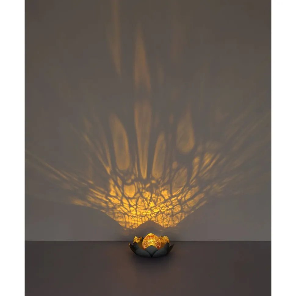 Lampe Solaire Globo Led Gris, 1 Lumiere