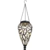 Lampe Solaire Globo Led Noir, 15 Lumieres