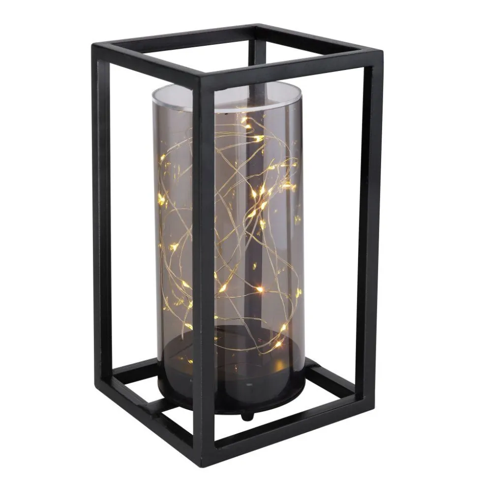 Lampe Solaire Globo Led Noir, 30 Lumieres
