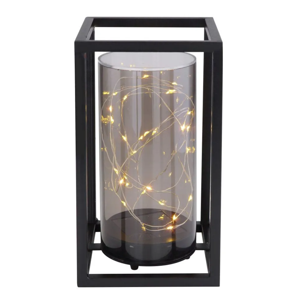 Lampe Solaire Globo Led Noir, 30 Lumieres