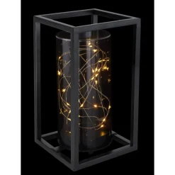 Lampe Solaire Globo Led Noir, 30 Lumieres