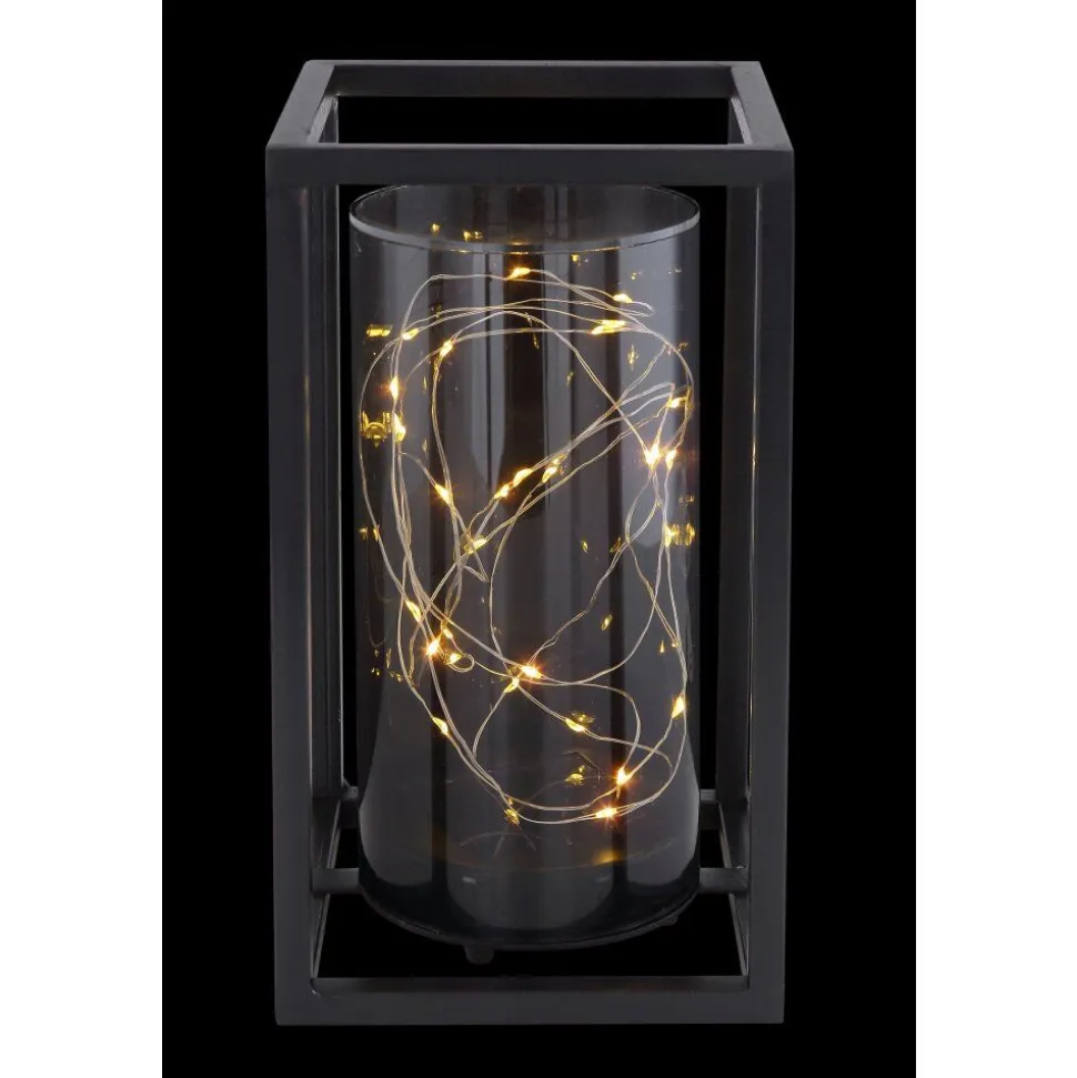 Lampe Solaire Globo Led Noir, 30 Lumieres