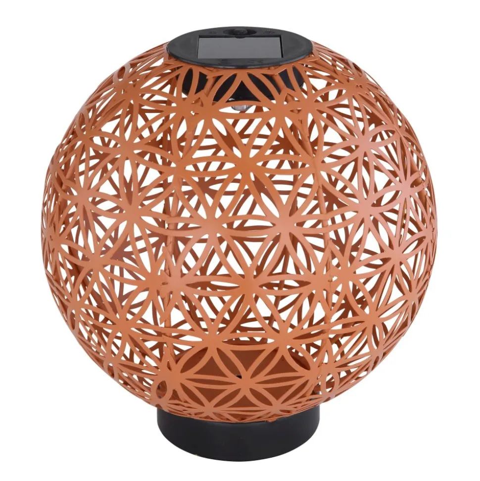 Lampe Solaire Globo Led Noir, 1 Lumiere
