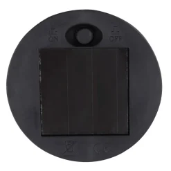 Lampe Solaire Globo Led Noir, 1 Lumiere