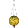 Lampe Solaire Globo Led Noir, 1 Lumiere