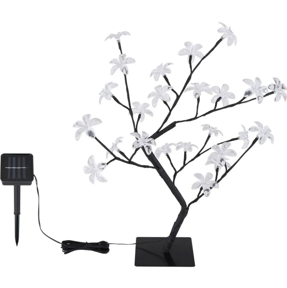 Lampe Solaire Globo Led Noir, 8 Lumieres
