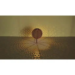 Lampe Solaire Globo Led Rouille, 1 Lumiere