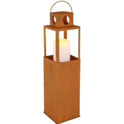 Lampe Solaire Globo Led Rouille, 1 Lumiere