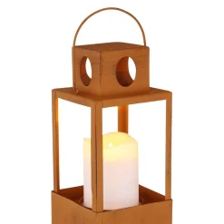 Lampe Solaire Globo Led Rouille, 1 Lumiere