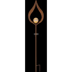 Lampe Solaire Globo Led Rouille, 1 Lumiere