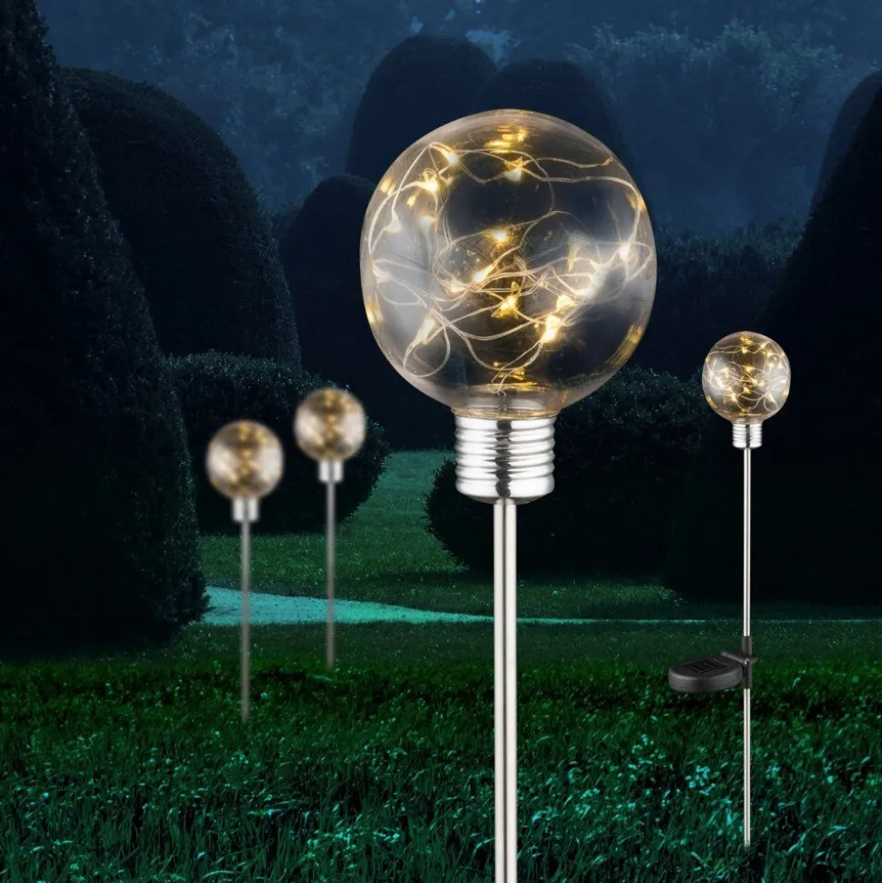 Lampe Solaire Globo Mimo Led Clair, 20 Lumieres