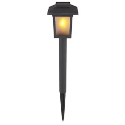 Lampe Solaire Globo Solar Led Noir, 10 Lumieres