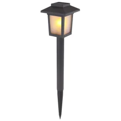 Lampe Solaire Globo Solar Led Noir, 10 Lumieres