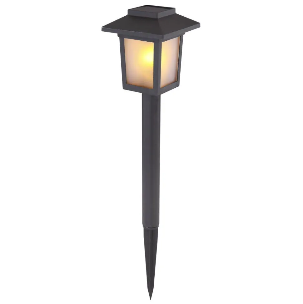 Lampe Solaire Globo Solar Led Noir, 10 Lumieres