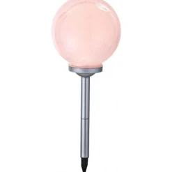 Lampe Solaire Globo Solar Led Argente, 4 Lumieres