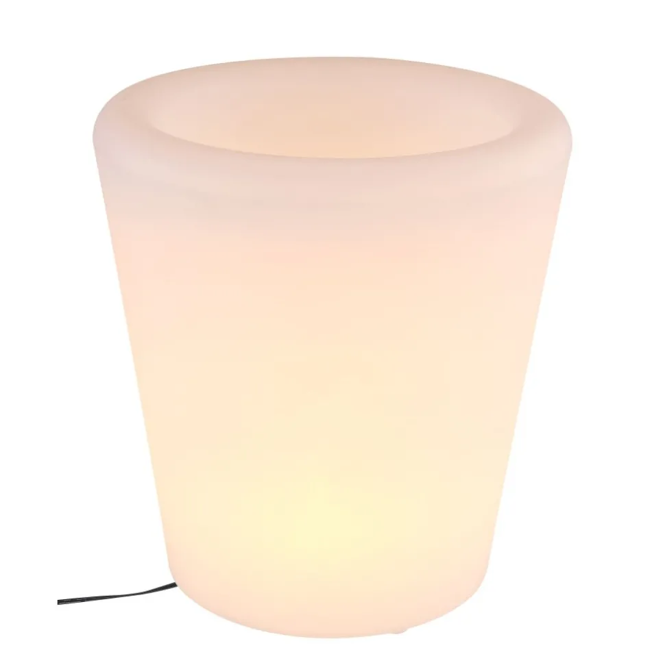 Lampe Solaire Globo Solar Led Noir, Blanc, 4 Lumieres, Changeur De Couleurs