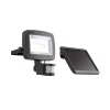 Lampe Solaire Globo Solar Led Noir, 1 Lumiere, Detecteur De Mouvement
