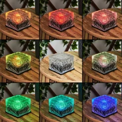 Lampe Solaire Gressela Led Noir, Blanc, 1 Lumiere, Changeur De Couleurs