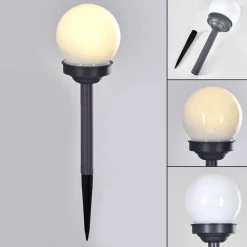 Lampe Solaire Hakon Led Gris, 1 Lumiere