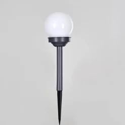 Lampe Solaire Hakon Led Gris, 1 Lumiere