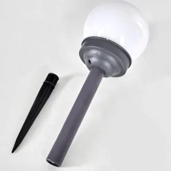 Lampe Solaire Hakon Led Gris, 1 Lumiere