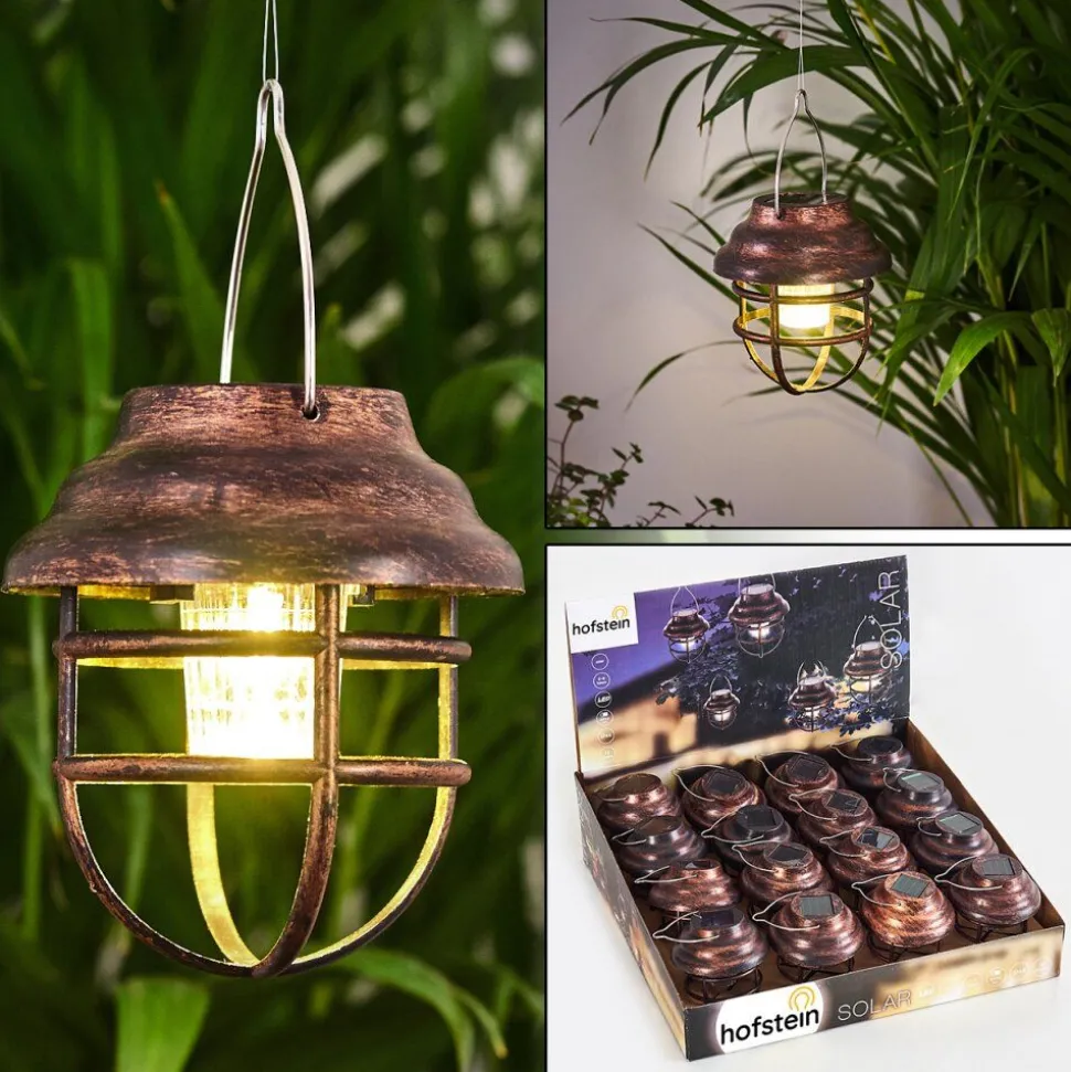 Lampe Solaire Hangzhou Led Rouille, Transparent, 1 Lumiere