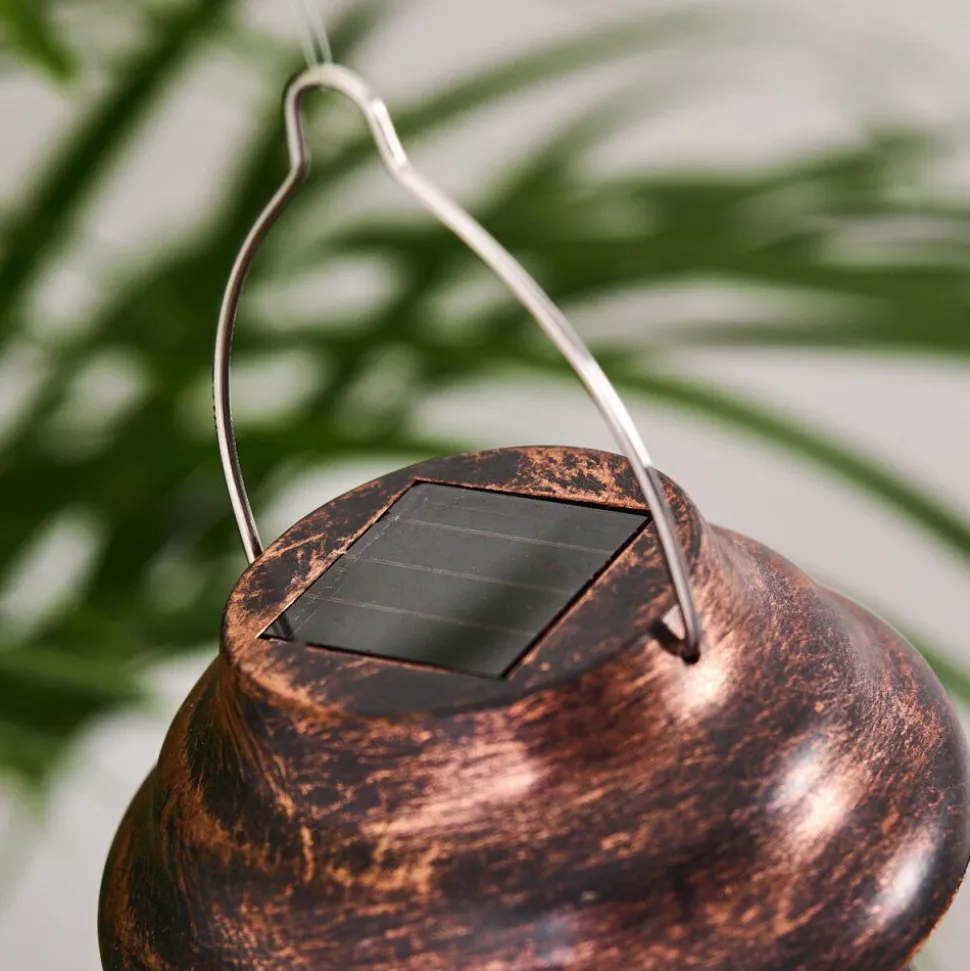 Lampe Solaire Hangzhou Led Rouille, Transparent, 1 Lumiere