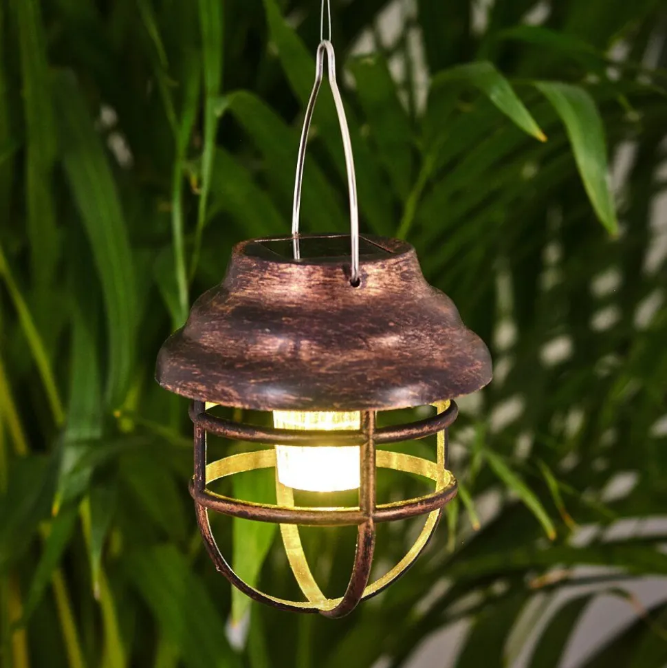 Lampe Solaire Hangzhou Led Rouille, Transparent, 1 Lumiere