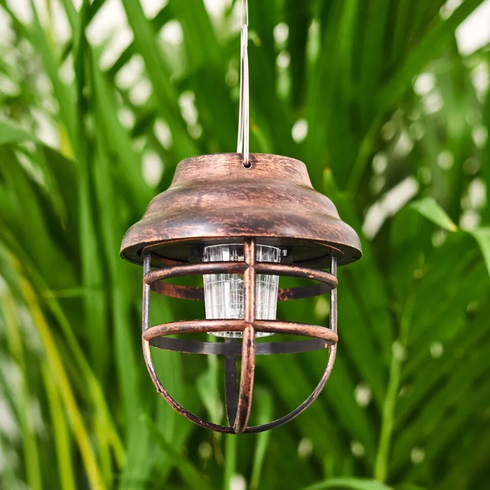 Lampe Solaire Hangzhou Led Rouille, Transparent, 1 Lumiere