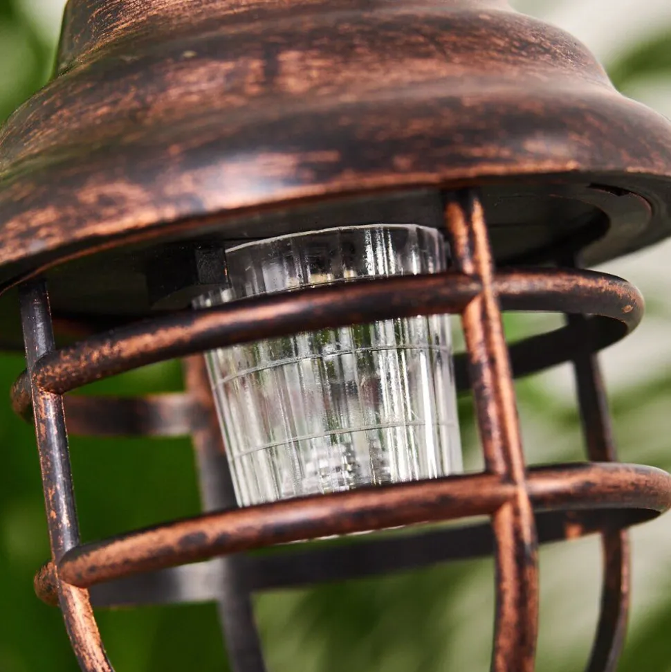 Lampe Solaire Hangzhou Led Rouille, Transparent, 1 Lumiere