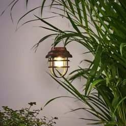 Lampe Solaire Hangzhou Led Rouille, Transparent, 1 Lumiere