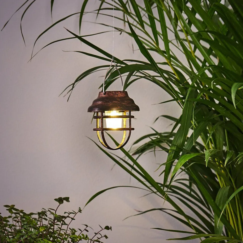 Lampe Solaire Hangzhou Led Rouille, Transparent, 1 Lumiere