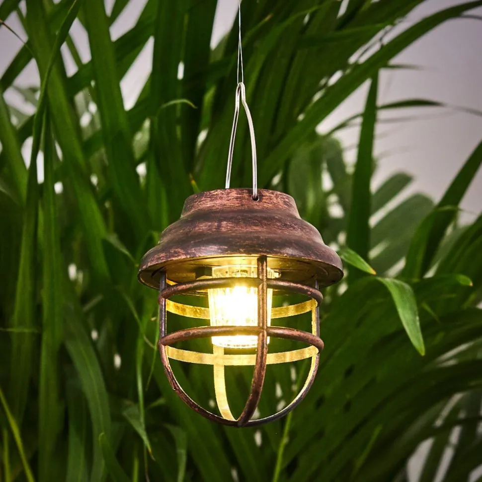 Lampe Solaire Hangzhou Led Rouille, Transparent, 1 Lumiere