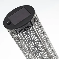 Lampe Solaire Hankinson Led Gris, Noir, Argente, 1 Lumiere