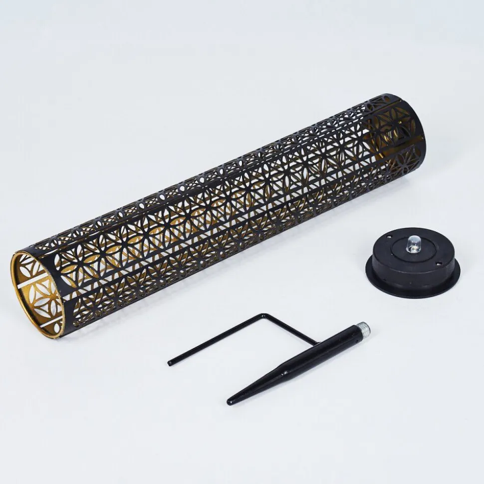 Lampe Solaire Hankinson Led Or, Noir, 1 Lumiere