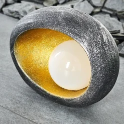 Lampe Solaire Interlaken Led Or, Gris, Argente, 1 Lumiere