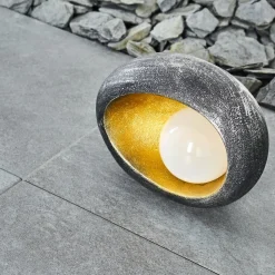 Lampe Solaire Interlaken Led Or, Gris, Argente, 1 Lumiere