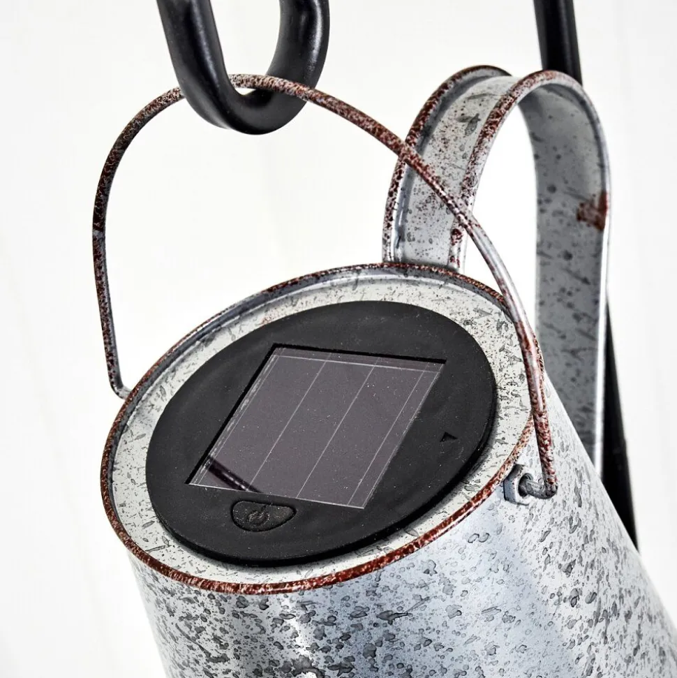 Lampe Solaire Isernia Led Noir, 80 Lumieres