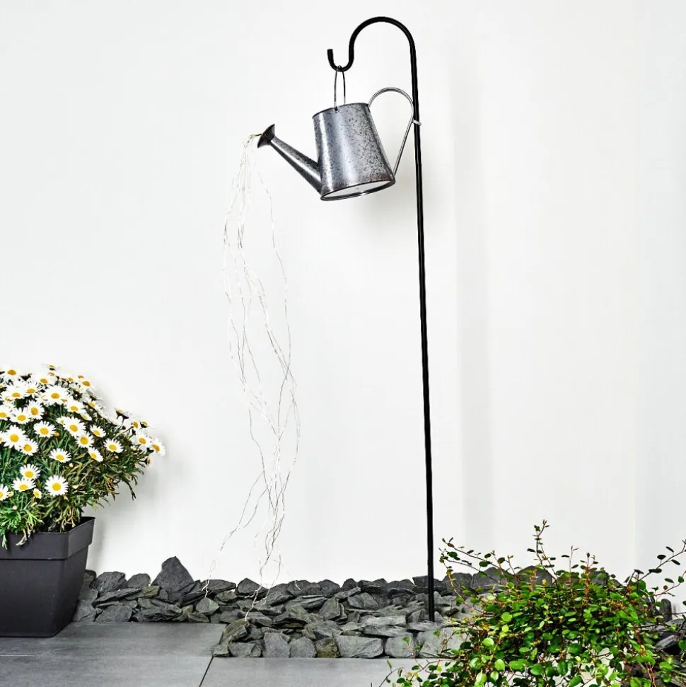 Lampe Solaire Isernia Led Noir, 80 Lumieres
