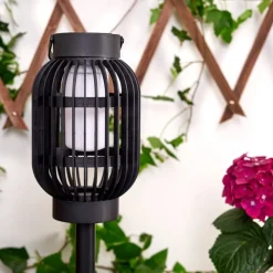 Lampe Solaire Joinville Led Noir, 1 Lumiere