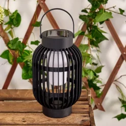 Lampe Solaire Joinville Led Noir, 1 Lumiere