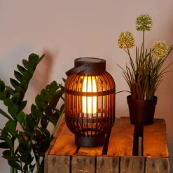 Lampe Solaire Joinville Led Noir, 1 Lumiere