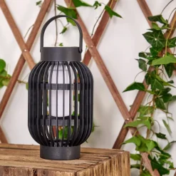 Lampe Solaire Joinville Led Noir, 1 Lumiere