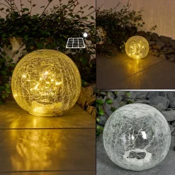 Lampe Solaire Jurmala Led Transparent, 1 Lumiere