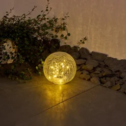 Lampe Solaire Jurmala Led Transparent, 1 Lumiere