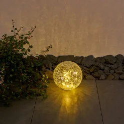 Lampe Solaire Jurmala Led Transparent, 1 Lumiere