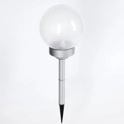Lampe Solaire Kanganbou Led Nickel Mat, 18 Lumieres