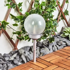 Lampe Solaire Kanganbou Led Nickel Mat, 18 Lumieres
