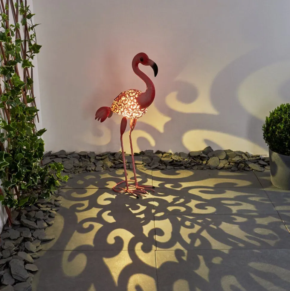 Lampe Solaire Korro Led Rose, Noir, 1 Lumiere
