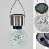 Lampe Solaire Ledoux Acier Inoxydable, 1 Lumiere